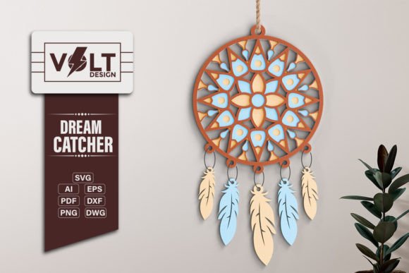 3d Dream Catchers Layered Svg Cut File