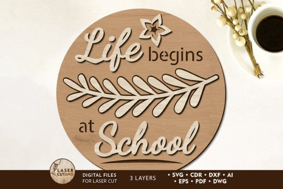 Back to School Decorative Wall Panel: A Creative Design Asset