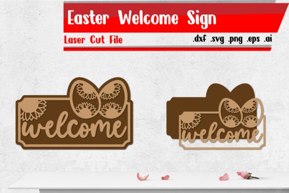 Create a Charming Easter Welcome Sign with Laser Cut Files