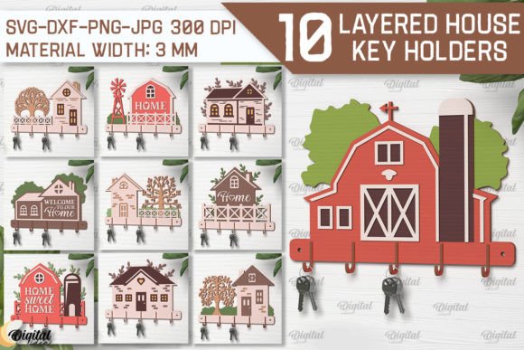 Creative Laser Cut Key Holder Designs for Your Home