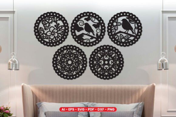 Laser Cut Wall Art: Decorative Cutting Files
