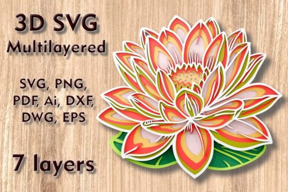 Lotus 3D SVG Multilayer Laser Files: A Guide to Stunning Designs