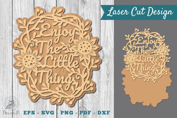 Motivational Quotes Laser Cut Sign SVG 1: Design Files for Crafters
