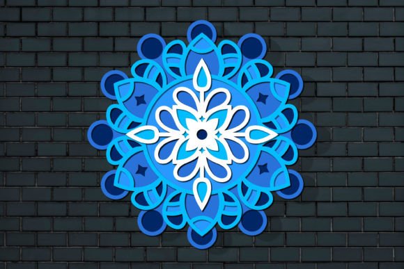 Stunning Laser Cut Layered Mandala Svg Template for Crafters