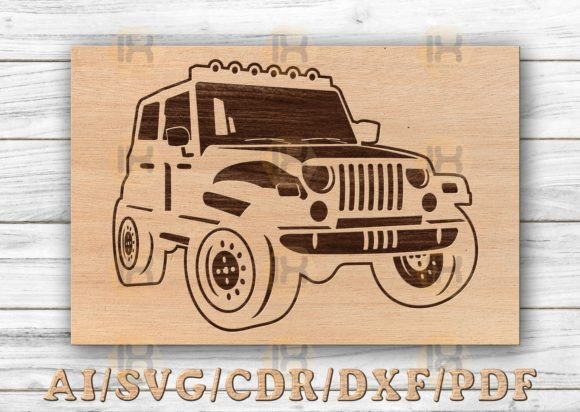 Wall Art Decor Laser Engraving Car Design